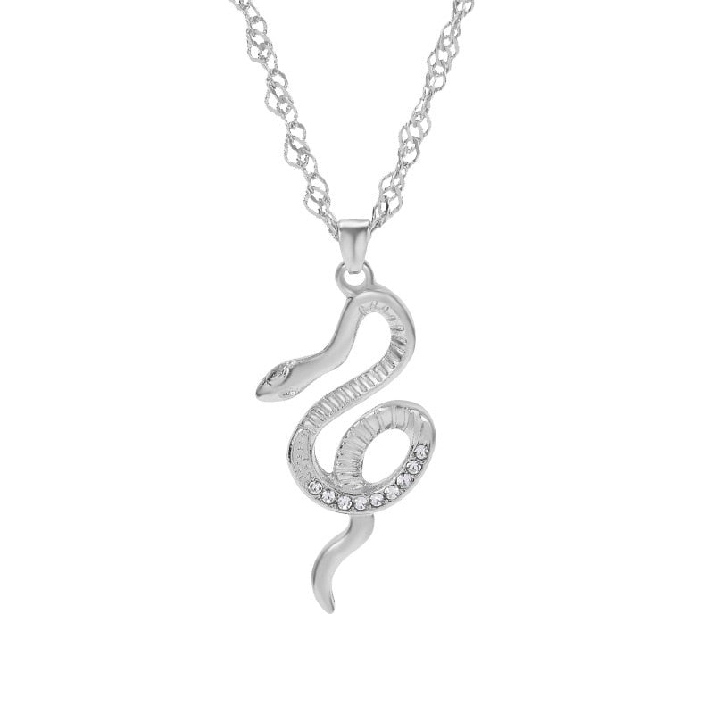 Naszyjnik z zawieszką - wąż