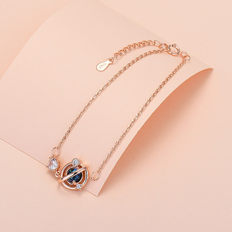 Bransoletka z motywem kosmosu