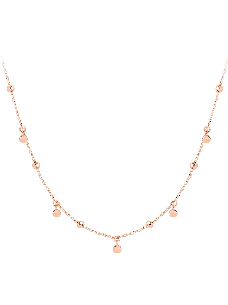 Naszyjnik z drobnymi zawieszkami