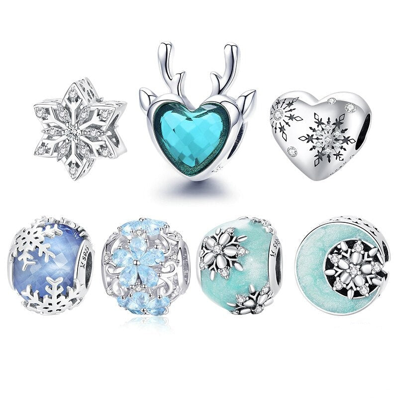 Zawieszka modułowa kuleczka - Śnieżynka