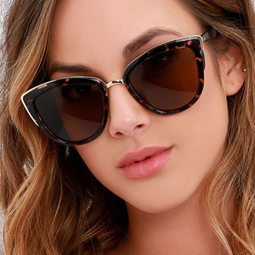 Okulary przeciwsłoneczne - kocie oko