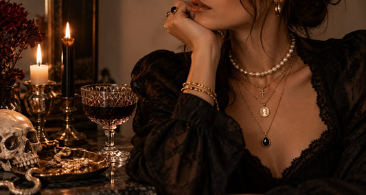 Biżuteria na Halloween – stylizacja dark glam