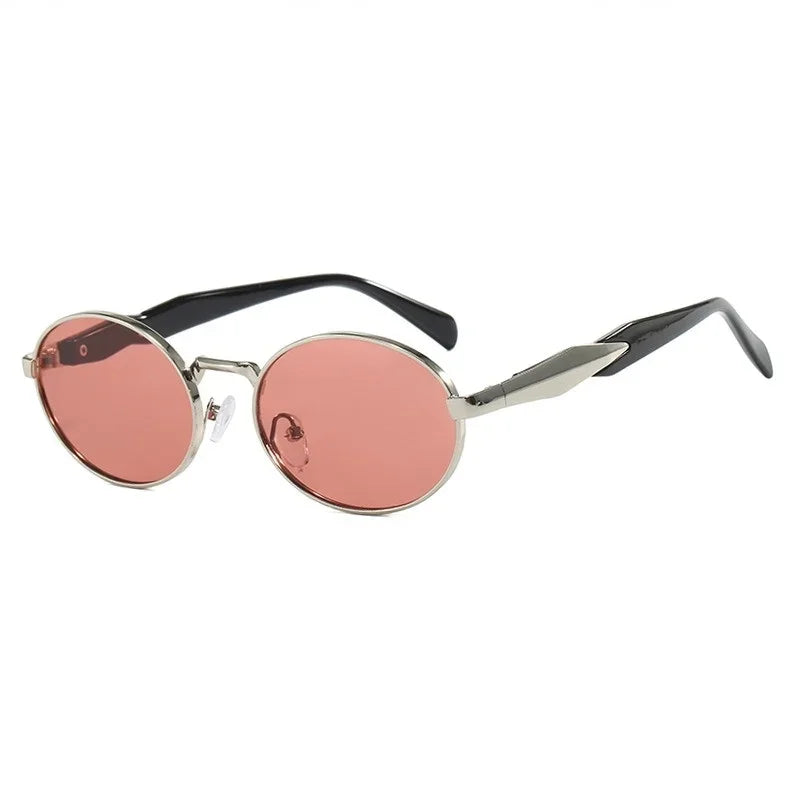 Okrągłe okulary przeciwsłoneczne