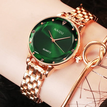 Elegancki damski zegarek na bransolecie z kolorową tarczą
